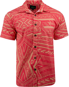 Eveni Pacific Men's Classic Shirt - Coral Icing