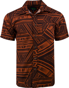 Eveni Pacific Men's Classic Shirt - TEAK BROWN