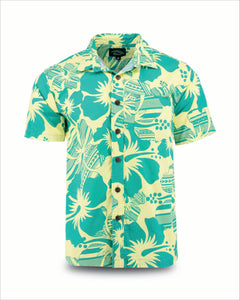 Eveni Pacific Men's Classic Shirt - PINEAPPLE SLICE