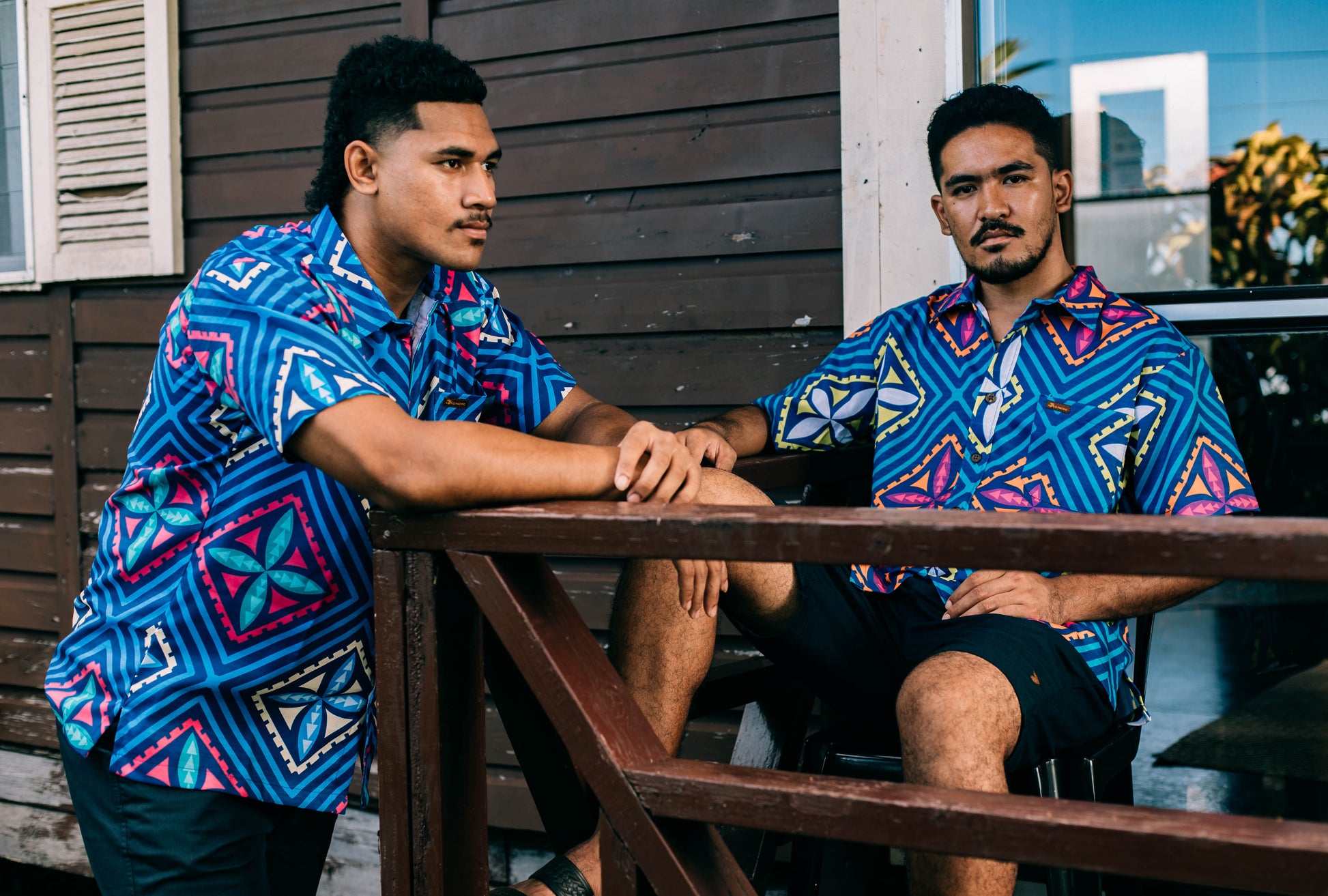 Koko Pacific Premium Custom Shirt - Bright Lights